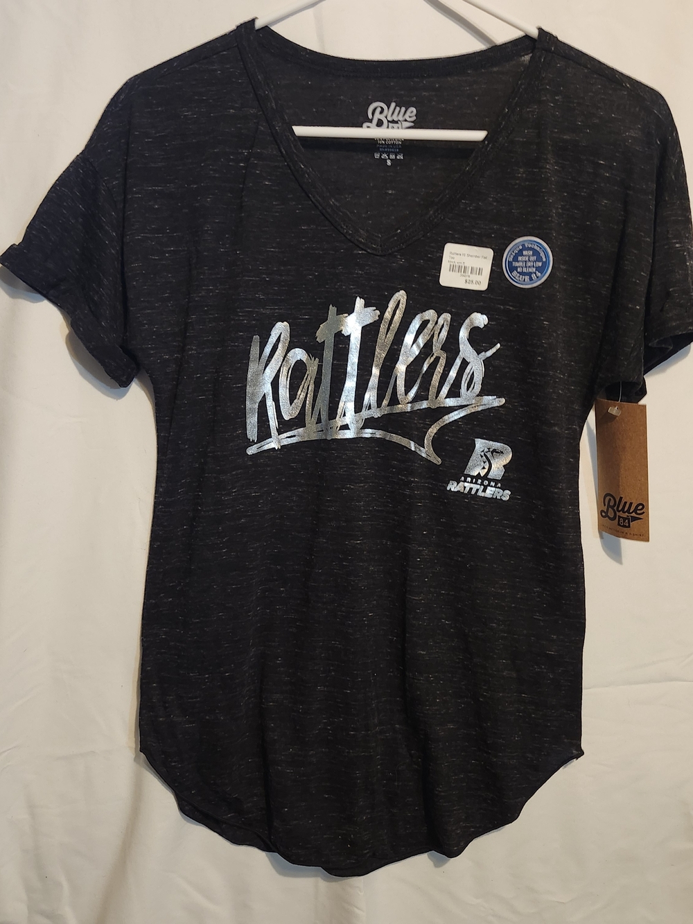 Womens Blue 84 Rattlers Tee